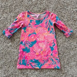 Lilly Pulitzer Girls 3/4 Sleeve Dress